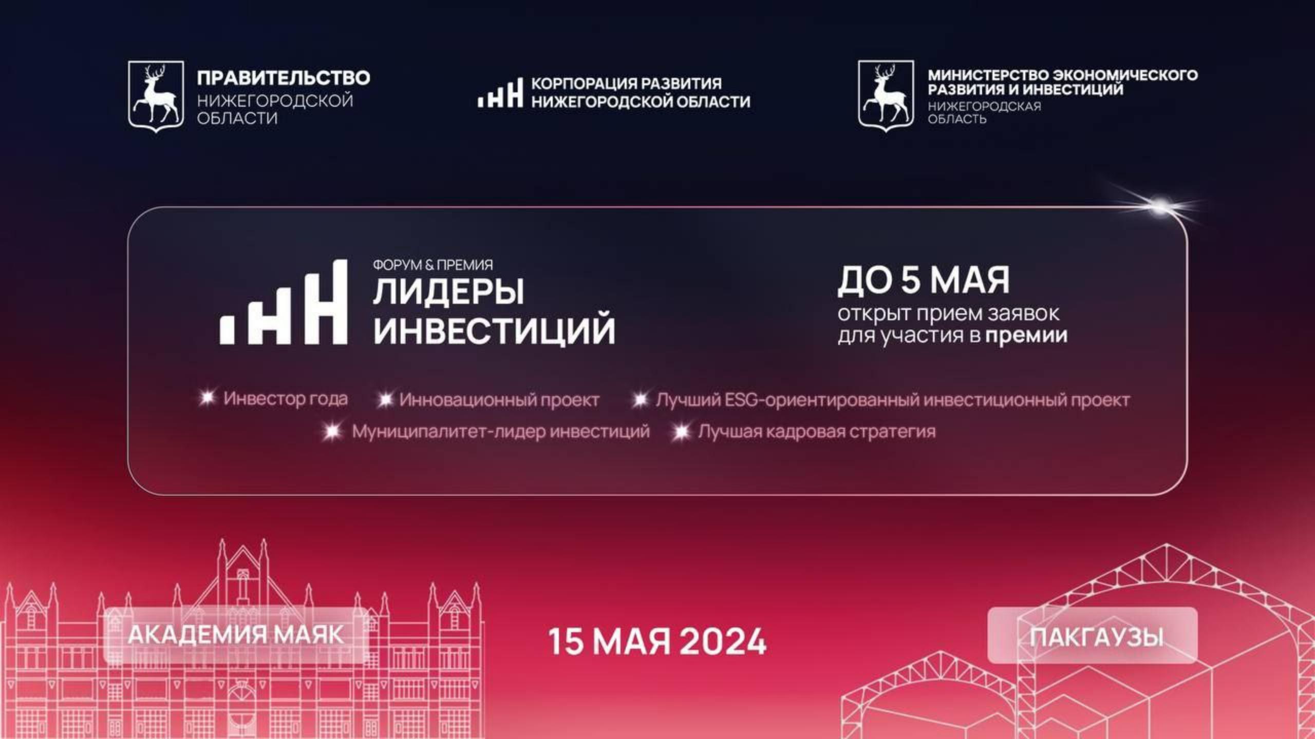 Предприниматели и инвесторы приглашаются на второй бизнес-форум «Лидеры  инвестиций» - Администрация города Дзержинска